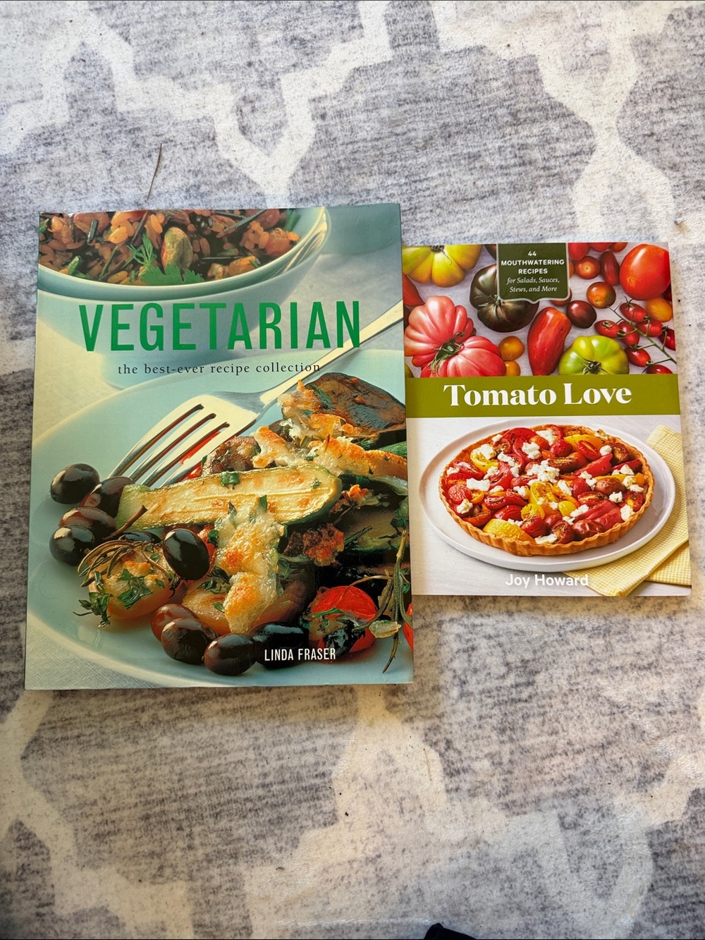 Vegetarian Cookbook by Linda Frazier & tomato love Joy Howard